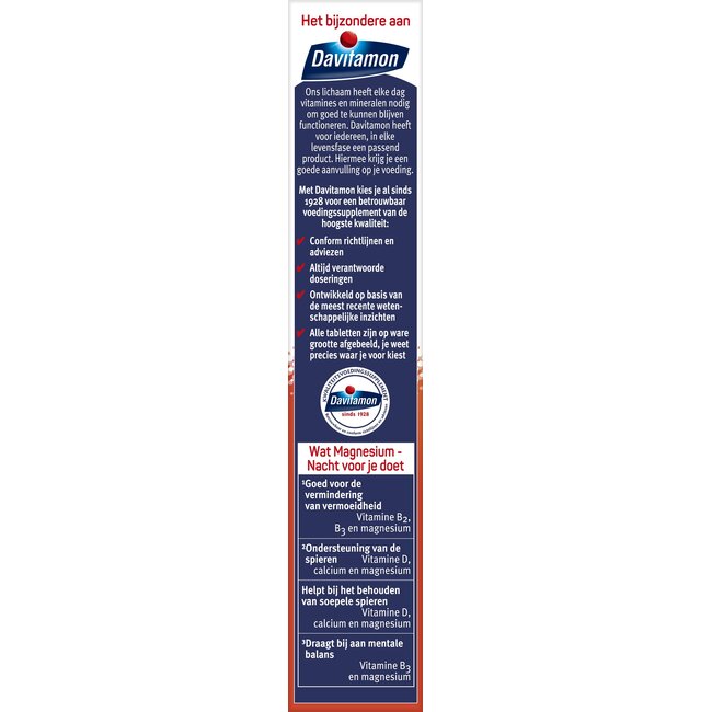 Magnesium speciaal voor de nacht 30 Tabletten