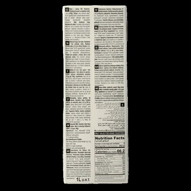 Kokosmelk naturel bio 1 Liter