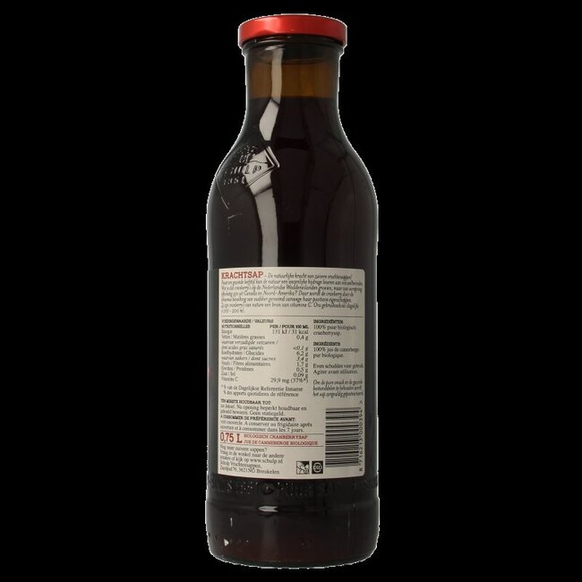 Jus de canneberge pur bio Krachtsap 750 ml