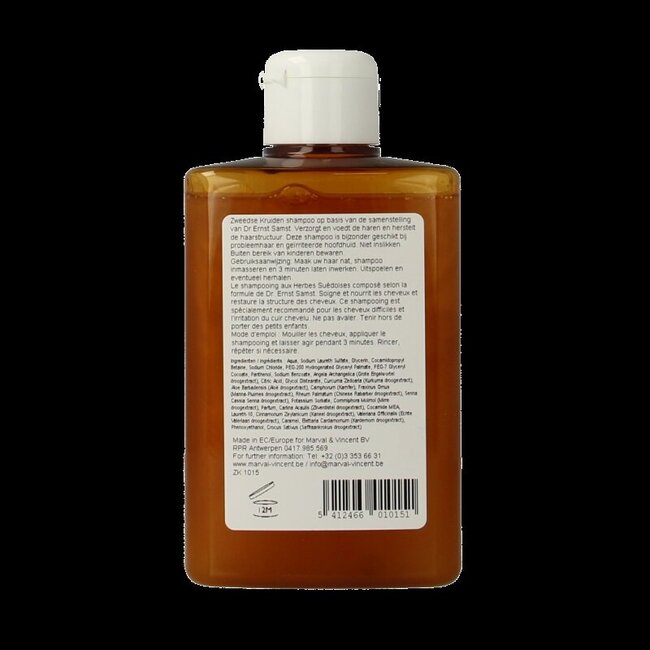 Shampoo zweedse kruiden 200 Milliliter