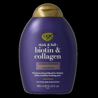 OGX Après-shampooing Thick & Full Biotine & Collagène Bio 385 ml