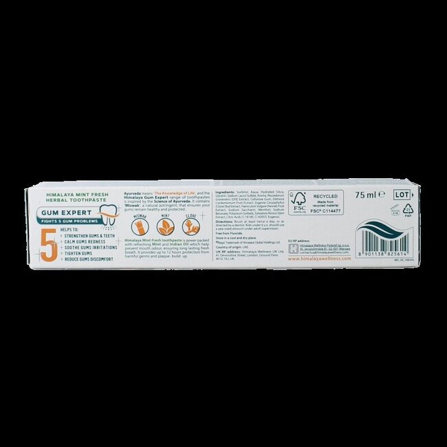 Dentifrice aux herbes menthe fraîche 75 ml