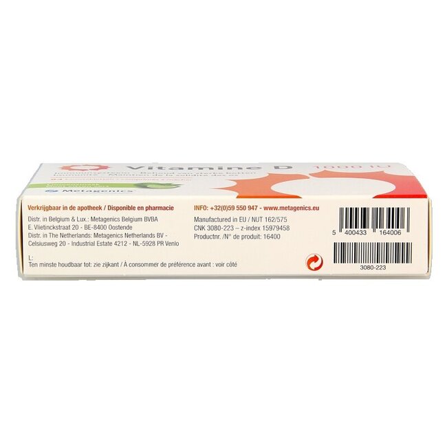 Vitamine D 1000IU 84 Kauwtabletten