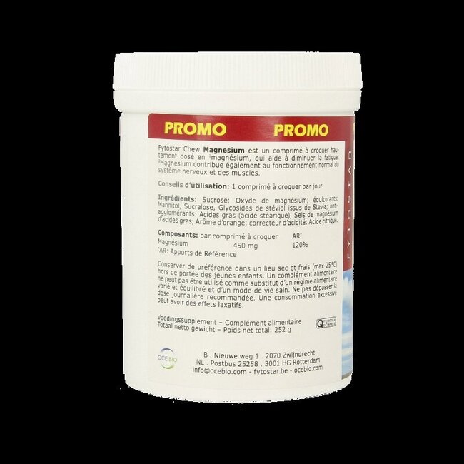 Magnesium chew kauwtabletten 120 Kauwtabletten