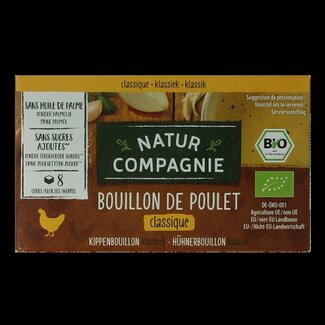 Natur Compagnie Bouillon de poulet 8 cubes bio 88 g