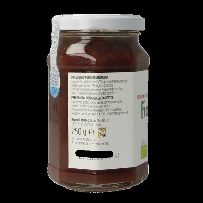 Wilde kersenjam bio 250 Gram
