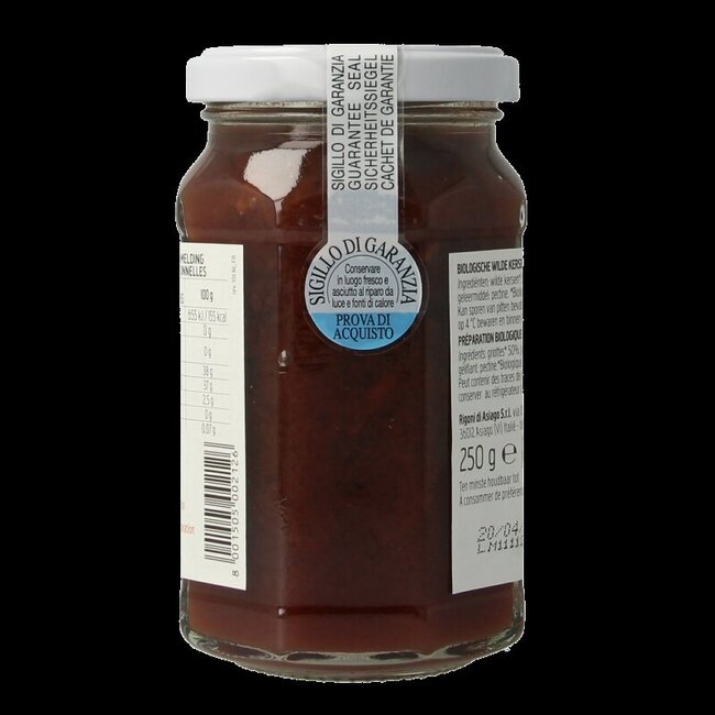 Wilde kersenjam bio 250 Gram