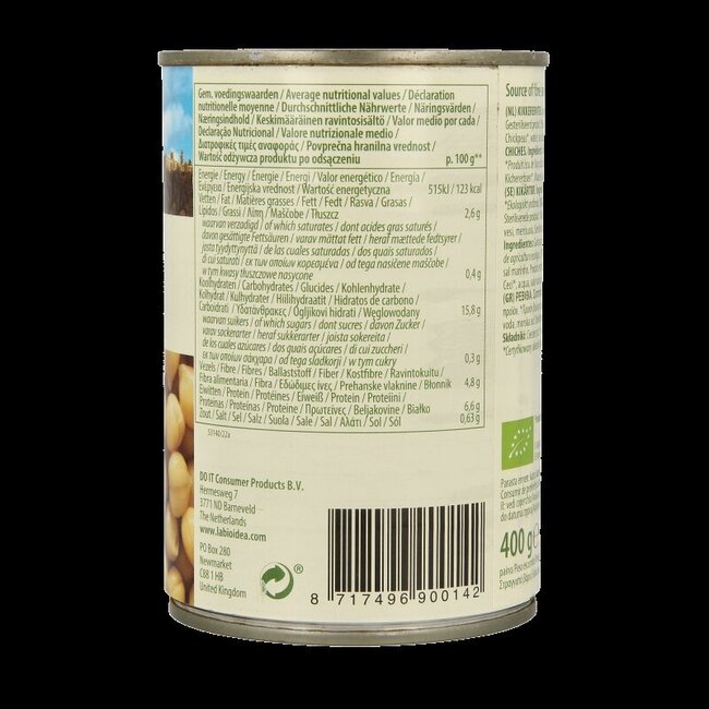 Kikkererwten bio 400 Gram