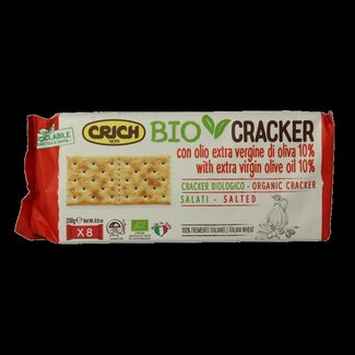Crich Crackers bio à l'huile d'olive et au sel (rouge) 250 g