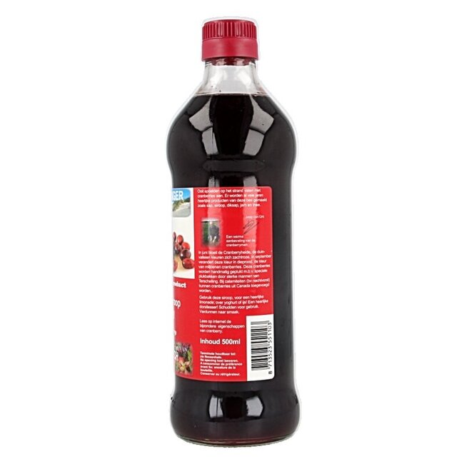 Sirop de canneberge bio 500 ml
