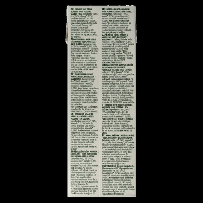 Rice drink amandel bio 1 Liter