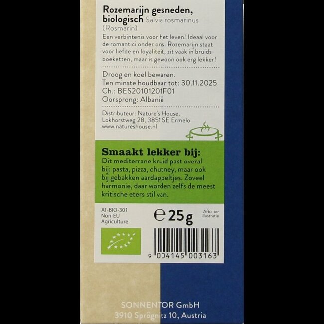 Rozemarijn bio 25 Gram