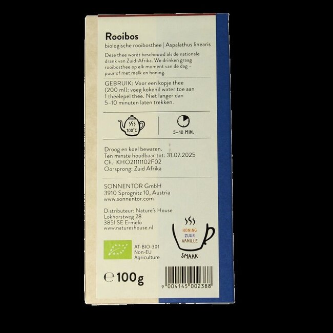 Rooibos kruidenthee los bio 100 Gram