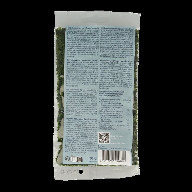 Condiment Ao Nori 20 Grammes