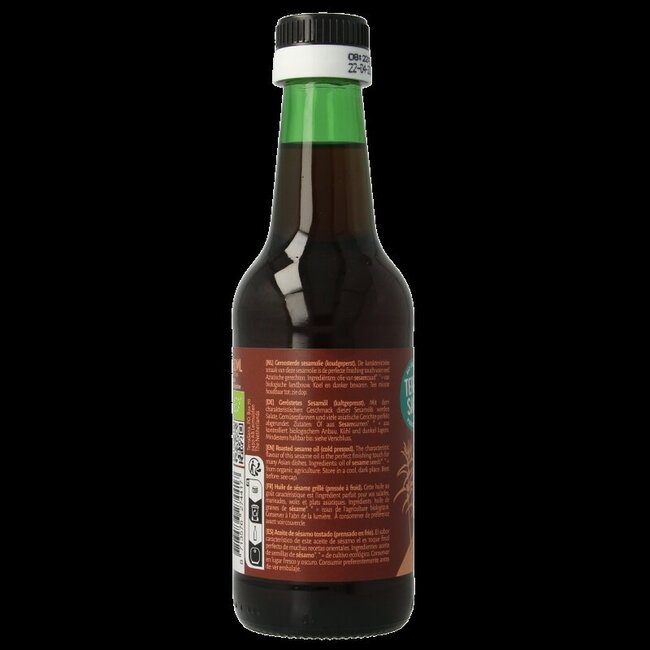 Huile de sésame grillé bio 250 ml