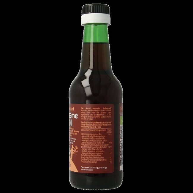 Huile de sésame grillé bio 250 ml