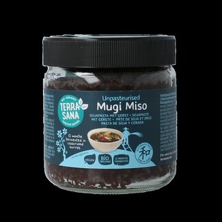 TerraSana Mugi miso ongepasteuriseerd glas bio 350 Gram