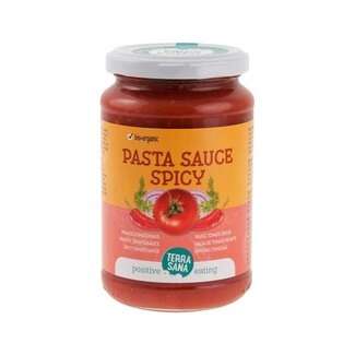 TerraSana Sauce tomate piquante bio 340 grammes