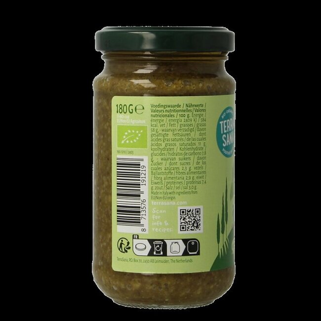 Pesto verde bio 180 Gram