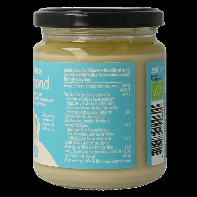 Purée d'amandes blanches bio 250 g