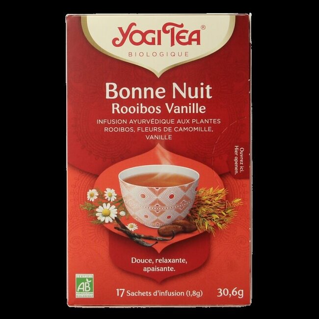 Bedtime rooibos vanille bio 17 sachets
