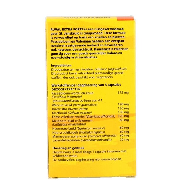 Ruval sans millepertuis 100 pièces