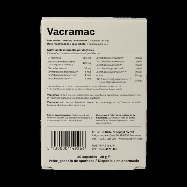 Vacramac 30 Capsules