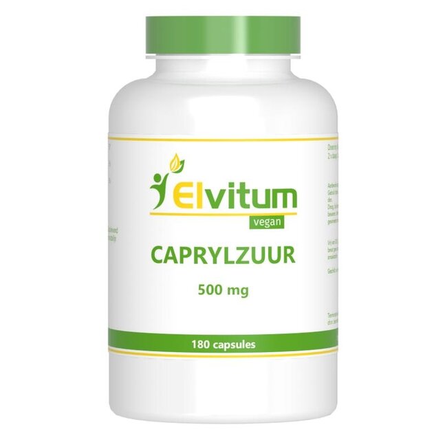 Caprylzuur 500mg 180 Vegetarische capsules