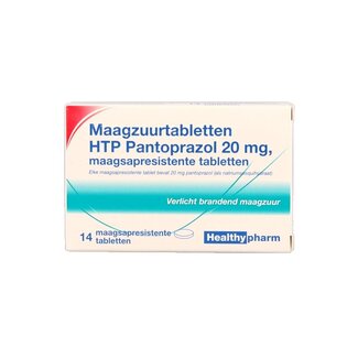 Healthypharm Pantoprazol 20mg 14 Stuks