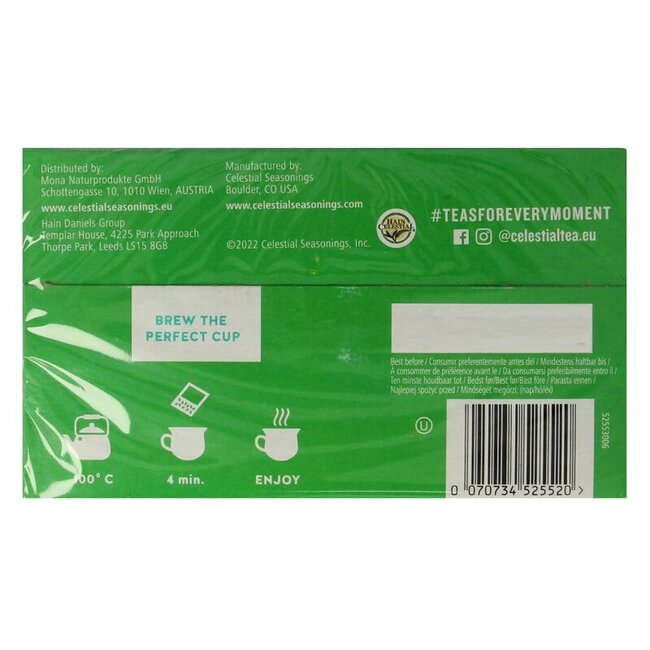 Thé vert décaféiné Sleepytime citron jasmin 20 sachets