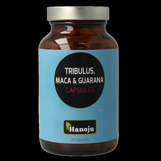 Hanoju Extrait de Tribulus maca guarana 90 gélules végétales