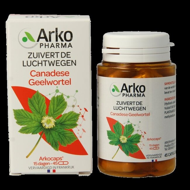 Canadese geelwortel 45 Capsules