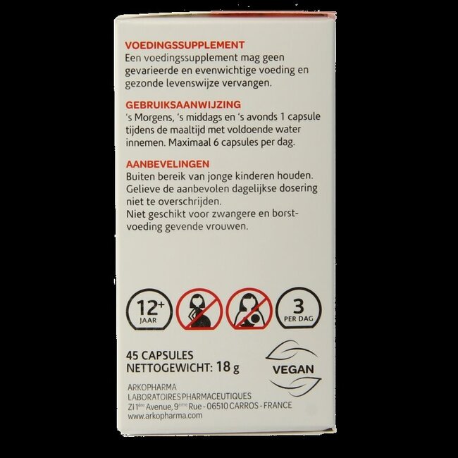 Canadese geelwortel 45 Capsules