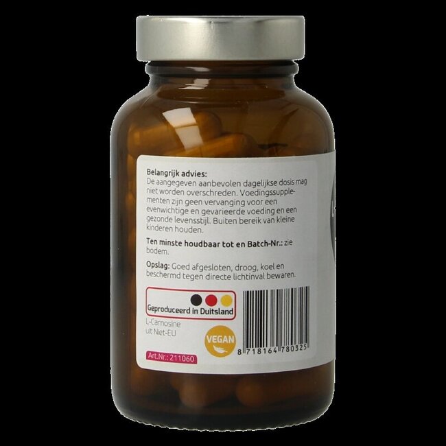 L-Carnosine 400mg 60 Vegetarische capsules