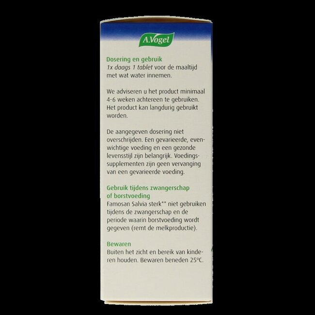 Famosan salvia overgang sterk 25 Tabletten
