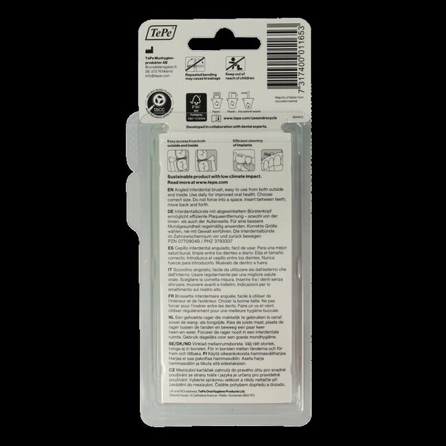 Pack mixte TePe Angle 6 pièces