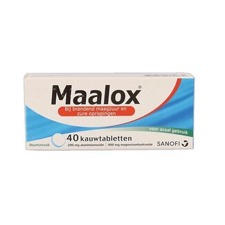 Maalox Kauwtabletten 200/400mg 40 Kauwtabletten