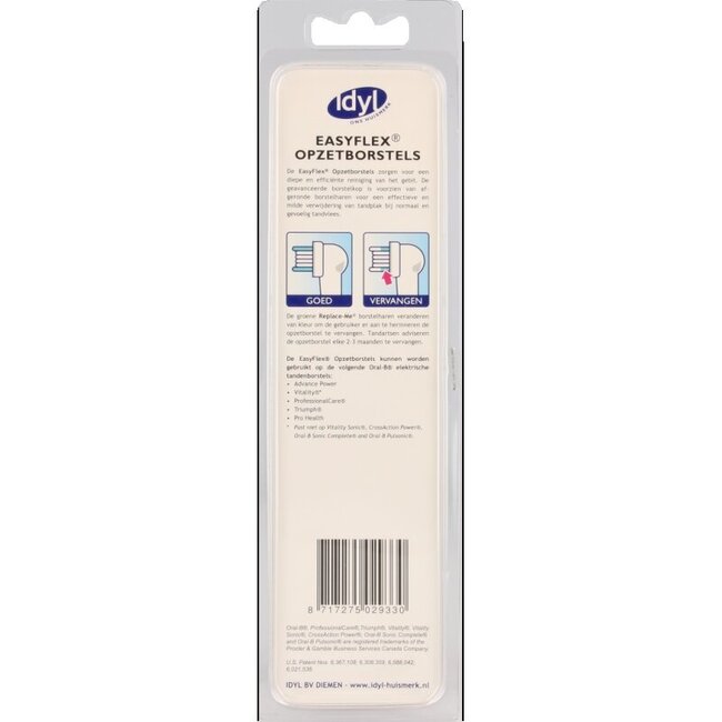 Brossettes de rechange EasyFlex, lot de 2