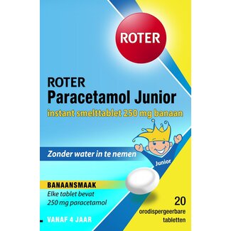 Roter Paracetamol 250 junior 20 Tabletten