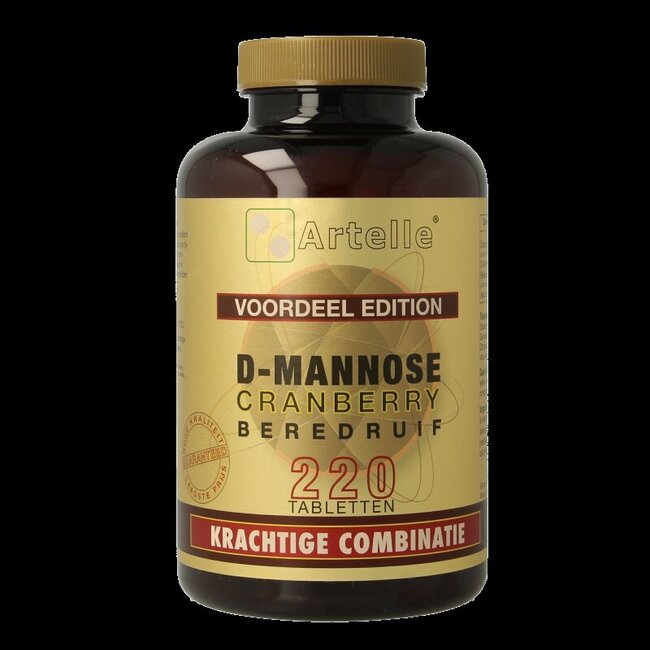 D-Mannose cranberry berendruif 220 Tabletten