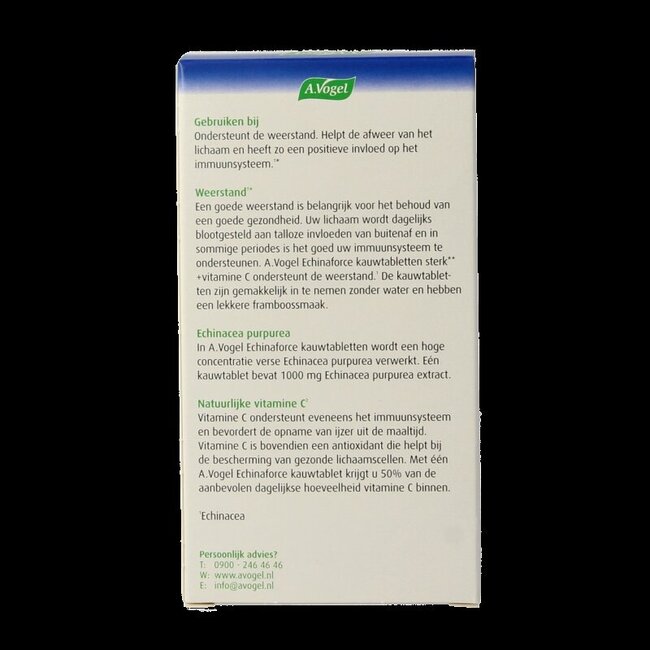 Echinaforce comprimés à croquer fort + vitamine C 60 comprimés à croquer