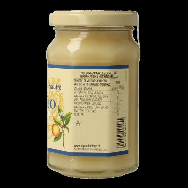 Sinaasappel creme honing bio 300 Gram