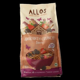 Allos Crunchy amarant rode vruchten bio 400 Gram