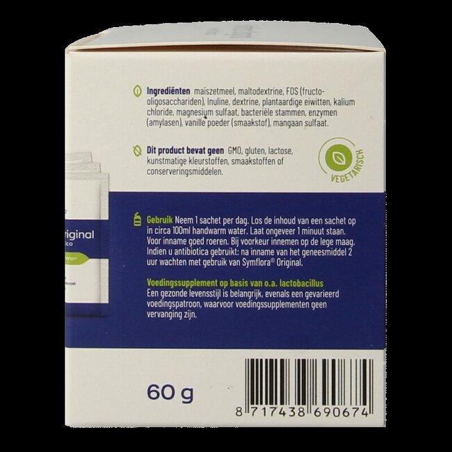 Symflora Original Pré- et Probiotiques 8 souches 30 sachets