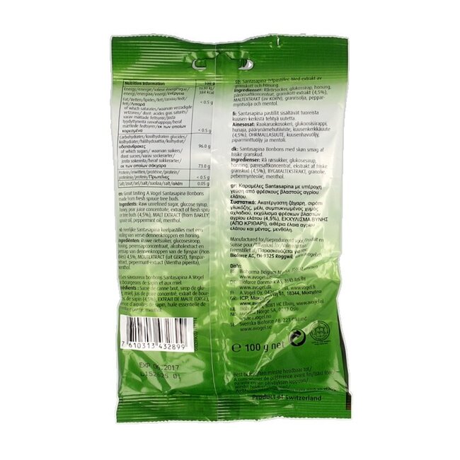 Pastilles Santasapina 100 grammes