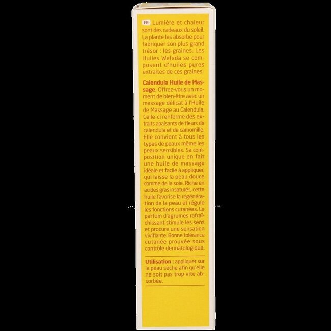 Huile de massage au Calendula 100 Millilitres