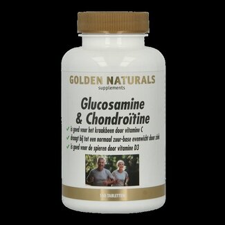 Golden Naturals Glucosamine & chondroitine 100 Tabletten