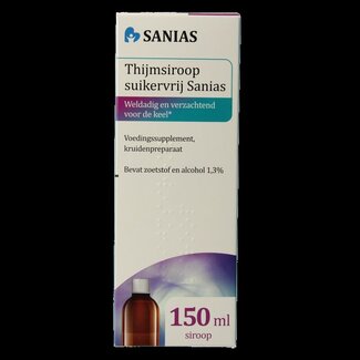 Sanias Sirop de thym sans sucre 150 ml
