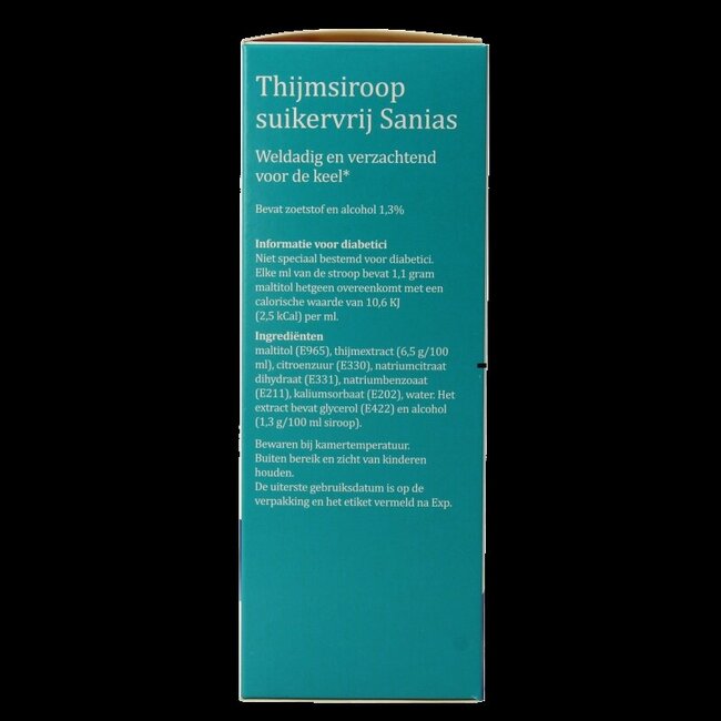 Thijmsiroop suikervrij 150 Milliliter