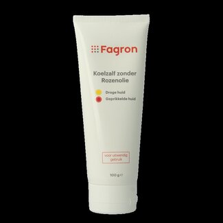 Fagron Koelzalf zonder rozenolie zonder doosje en bijslui 100 Gram
